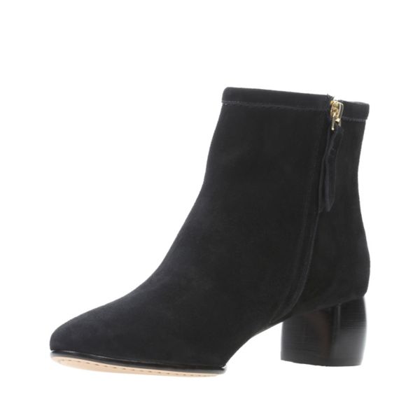 Clarks Womens Grace Bella Ankle Boots Black | UK-7651423